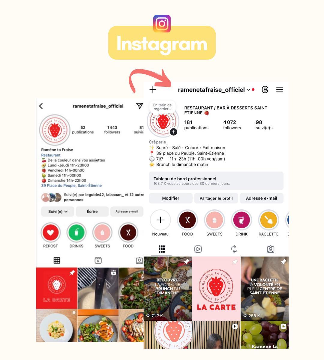 Ramène ta Fraise Instagram profil