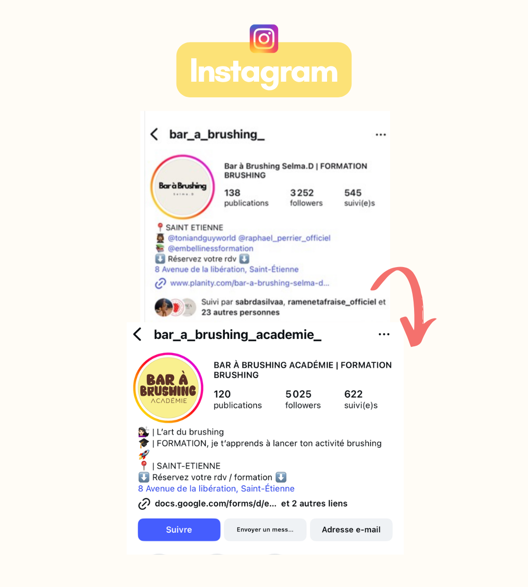 Instagram - Profils Bar à Brushing