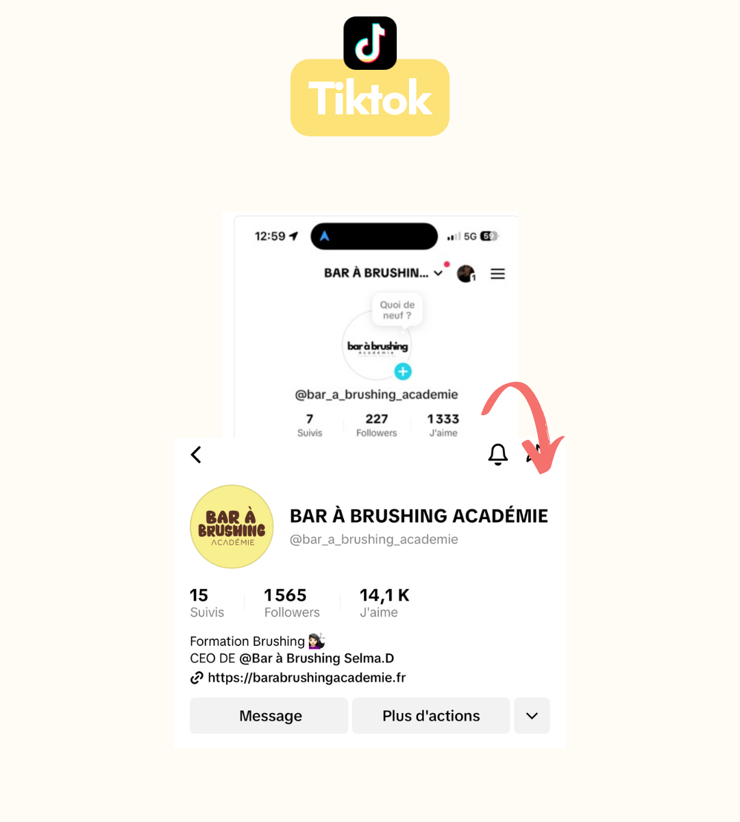 TikTok - Profil Bar à Brushing Académie