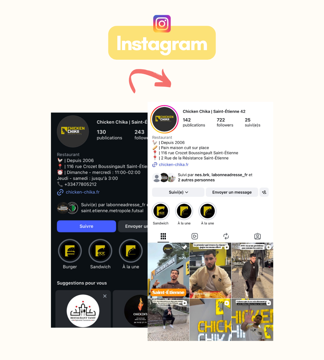 Instagram Chicken Chika