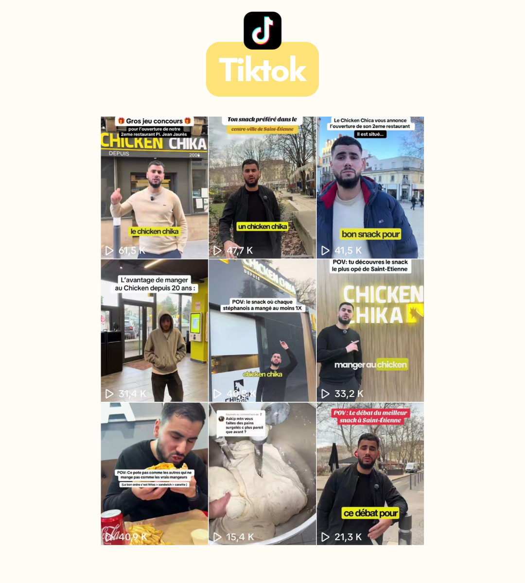 TikTok Posts Chicken Chika